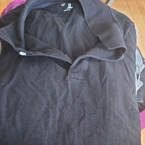 GAP Classic Black Collared Shirt